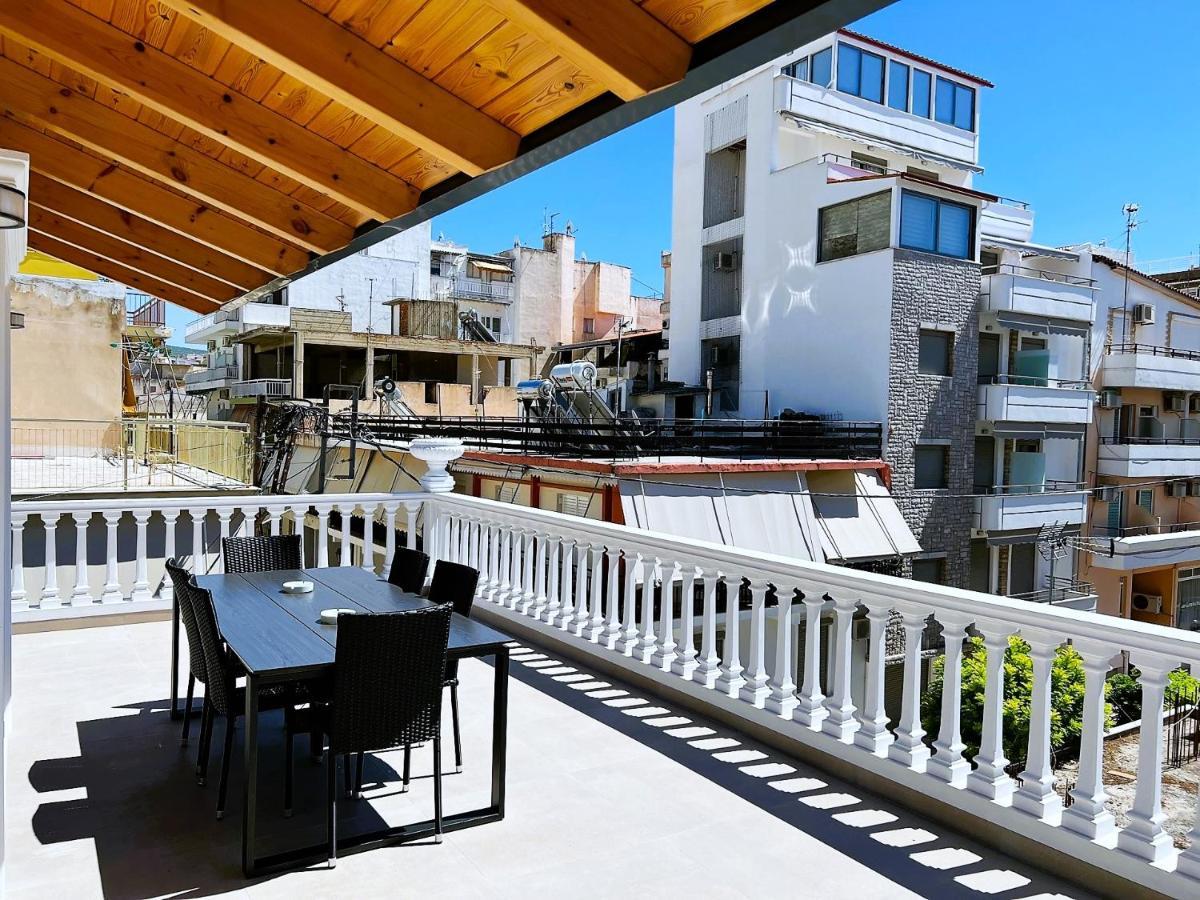 Kontis' Deluxe Furnished Apartment Loutráki Dış mekan fotoğraf